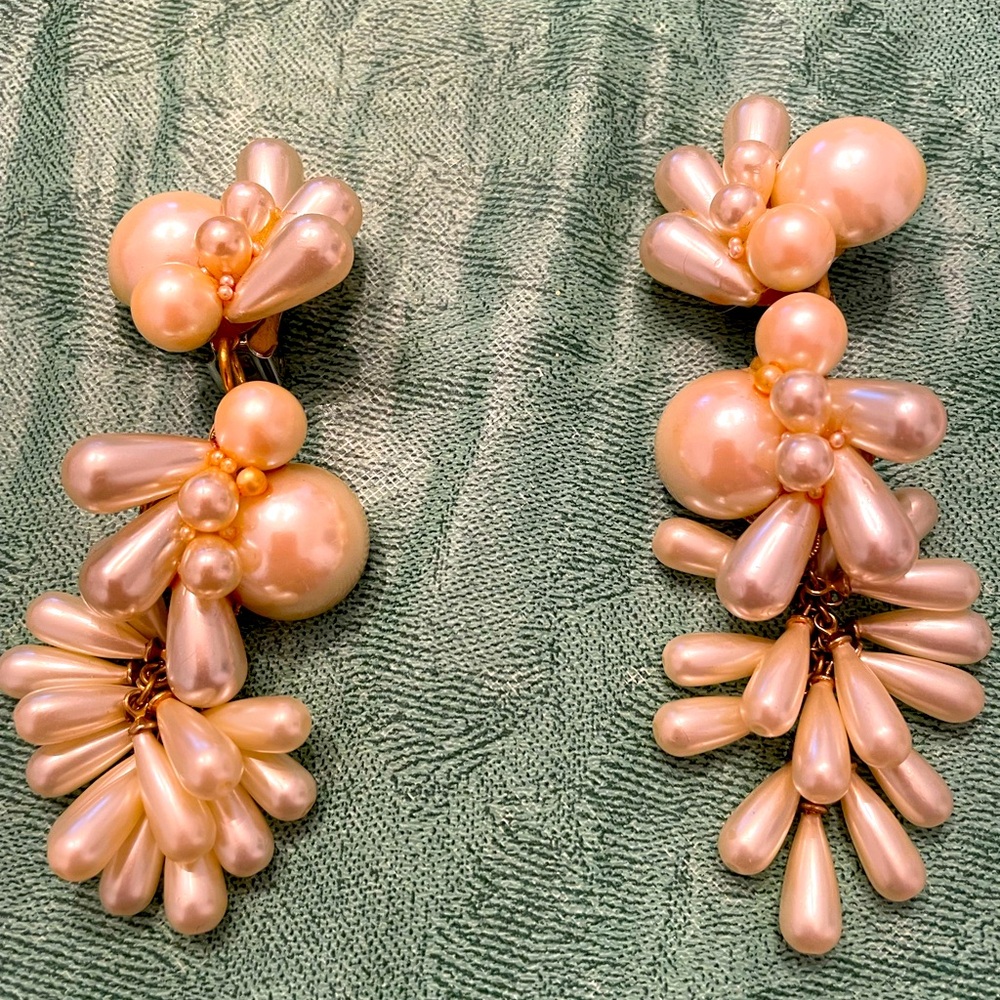 Absolutely beautiful clip on earrings